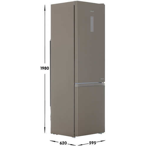 Купить Холодильник с морозильником   Hotpoint HT 7201I BZ O3 бронзовый  9261650. Характеристики, отзывы и цены в Донецке