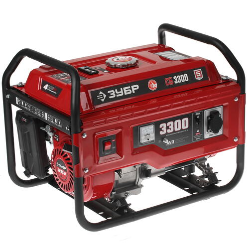 Купить Электрогенератор   бензиновый Зубр СБ-3300  5307690. Характеристики, отзывы и цены в Донецке