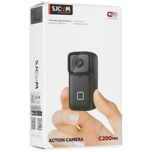 Купить Экшн-камера SJCAM C200 Pro черный  5475625. Характеристики, отзывы и цены в Донецке