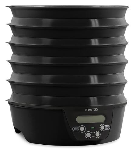 Купить Сушилка для овощей и фруктов MARTA MT-FD1888D черный  9934673. Характеристики, отзывы и цены в Донецке