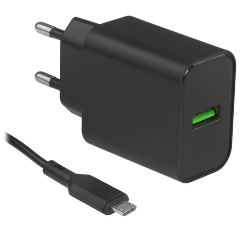Купить Сетевое зарядное устройство Borofone BA72A черный  5474822. Характеристики, отзывы и цены в Донецке
