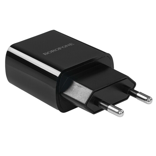 Купить Сетевое зарядное устройство Borofone BA53A черный  5474839. Характеристики, отзывы и цены в Донецке