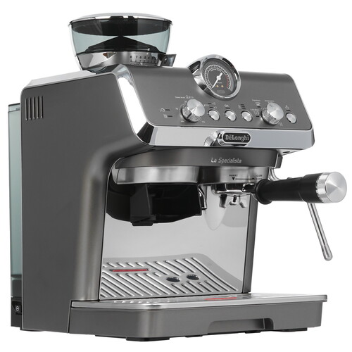 Купить Кофеварка рожковая Delonghi EC9255.T серебристый  9098623. Характеристики, отзывы и цены в Донецке
