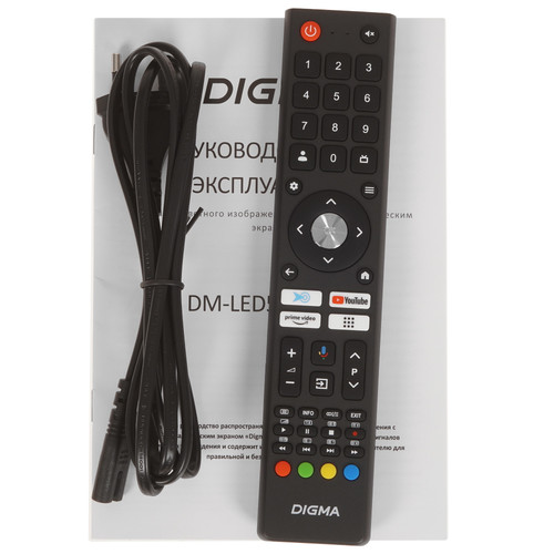 Купить 55" (140 см) Телевизор Digma DM-LED55UQB31 черный  9225891. Характеристики, отзывы и цены в Донецке