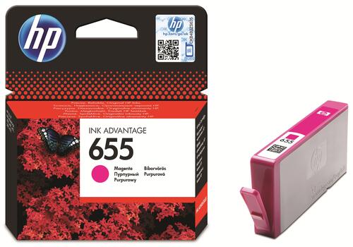 Купить Картридж HP 655 (CZ111AE) пурпурный  0154942. Характеристики, отзывы и цены в Донецке