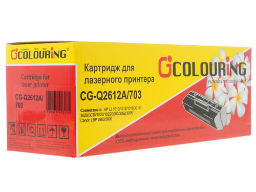 Купить Картридж лазерный Colouring CG-Q2612A/703 черный  0129823. Характеристики, отзывы и цены в Донецке