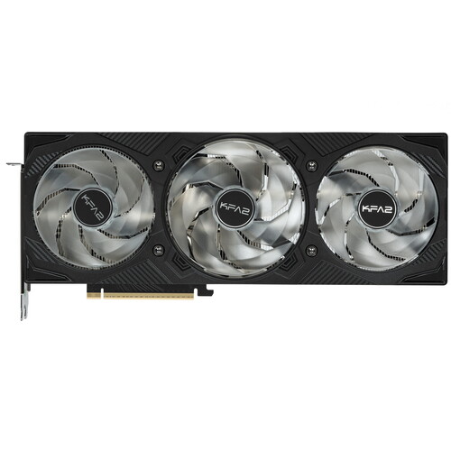 Купить Видеокарта KFA2 GeForce RTX 5070 ROCK(X) OC 3FAN RGB Black  5621523. Характеристики, отзывы и цены в Донецке