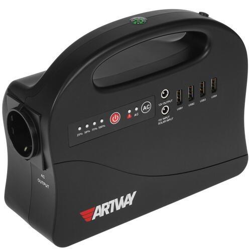 Купить Портативная зарядная станция Artway PowerBank EA-146IS черный  5348373. Характеристики, отзывы и цены в Донецке
