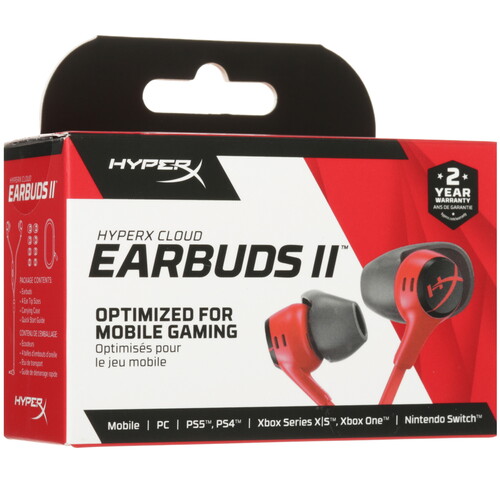 Купить Проводные наушники HyperX Cloud Earbuds 2 красный 2023  5475701. Характеристики, отзывы и цены в Донецке