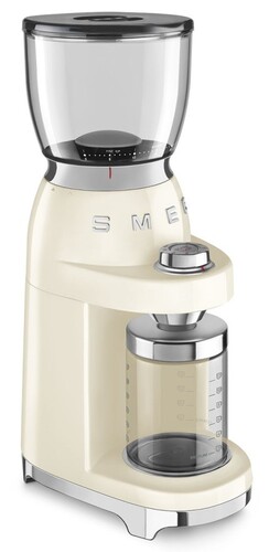 Купить Кофемолка электрическая Smeg CGF11CREU бежевый  5642233. Характеристики, отзывы и цены в Донецке