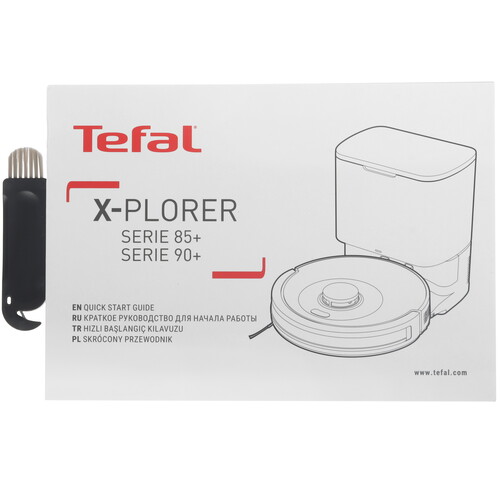 Купить Робот-пылесос Tefal X-PLORER Serie 85+RG87D5WH черный  9304207. Характеристики, отзывы и цены в Донецке
