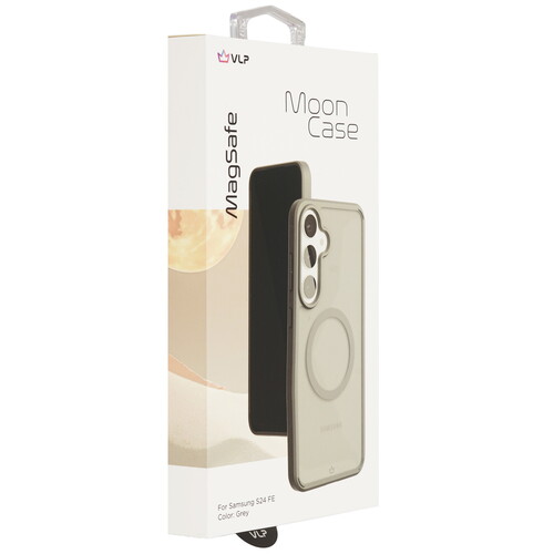 Купить Накладка  VLP Moon Case для Samsung Galaxy S24 FE серый/прозрачный  5497770. Характеристики, отзывы и цены в Донецке