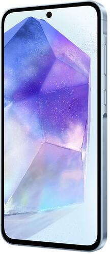 Купить 6.6" Смартфон Samsung Galaxy A55 256 ГБ голубой  5466198. Характеристики, отзывы и цены в Донецке