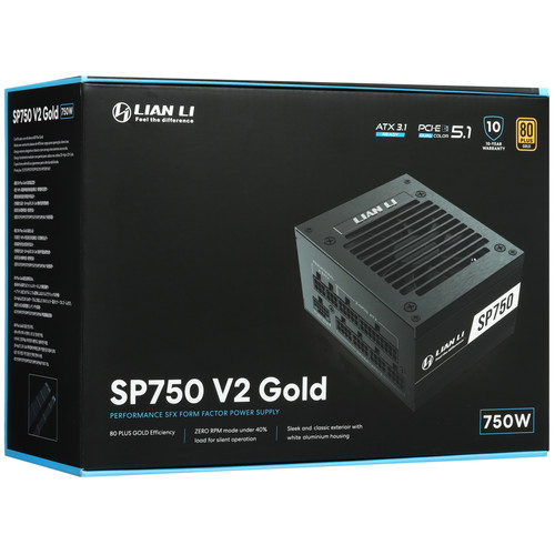 Купить Блок питания LIAN LI SP750 V2 Gold [G9P.SP0750G.B000.RU] черный  5641106. Характеристики, отзывы и цены в Донецке