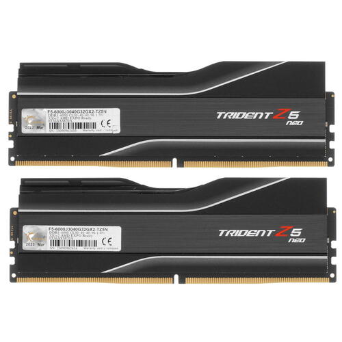 Купить Оперативная память G.Skill Trident Z5 Neo [F5-6000J3040G32GX2-TZ5N] 64 ГБ  5090953. Характеристики, отзывы и цены в Донецке