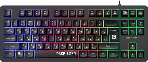 Купить Клавиатура проводная Defender Dark Lord GK-580  9172055. Характеристики, отзывы и цены в Донецке
