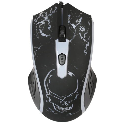Купить Мышь проводная Defender Overmatch GM-069 [52069] черный  4711734. Характеристики, отзывы и цены в Донецке