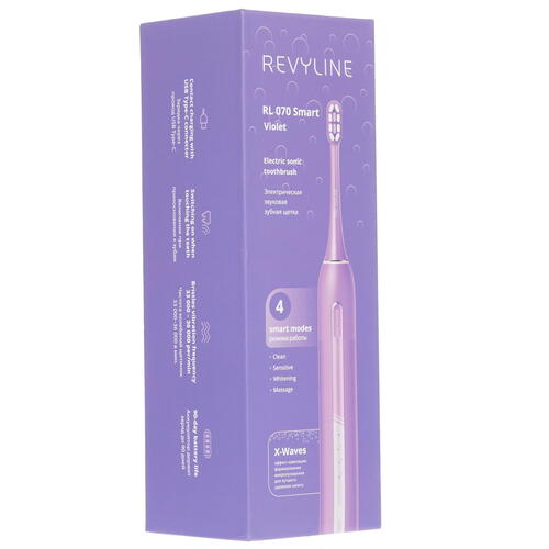 Купить Электрическая зубная щетка Revyline RL 070 фиолетовый  9081274. Характеристики, отзывы и цены в Донецке