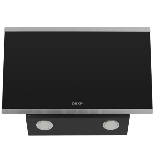 Купить Вытяжка наклонная DEXP FD03SS черный/серебристый  9202952. Характеристики, отзывы и цены в Донецке