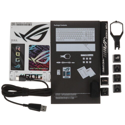 Купить Клавиатура  проводная + беспроводная ASUS ROG Strix Scope II RX  5498882. Характеристики, отзывы и цены в Донецке