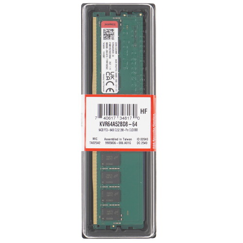 Купить Оперативная память Kingston ValueRAM [KVR64A52BD8-64] 64 ГБ  5646259. Характеристики, отзывы и цены в Донецке