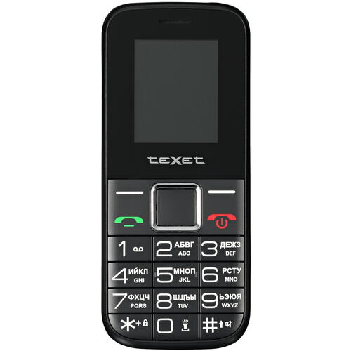 Купить Сотовый телефон teXet TM-206 черный  5436495. Характеристики, отзывы и цены в Донецке