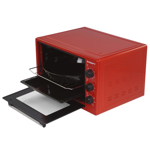 Купить Мини-печь Kraft KN-MO 3904 FRKR красный  9265947. Характеристики, отзывы и цены в Донецке