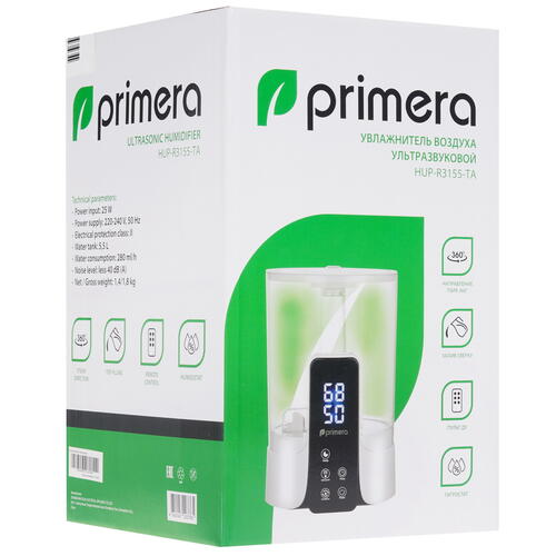 Купить Увлажнитель воздуха Primera HUP-R3155-TA  9914677. Характеристики, отзывы и цены в Донецке
