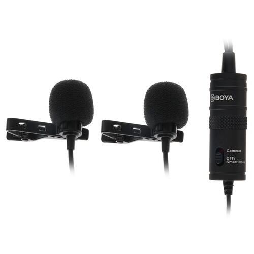 Купить Микрофонный комплект BOYA BY-M1DM черный  1393309. Характеристики, отзывы и цены в Донецке