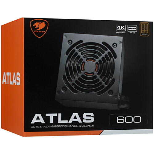 Купить Блок питания Cougar Atlas 600  5065175. Характеристики, отзывы и цены в Донецке