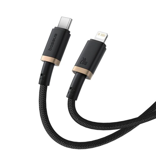 Купить Кабель круглый Baseus Lightning 8-pin - USB Type-C золотистый 2 м  5627541. Характеристики, отзывы и цены в Донецке