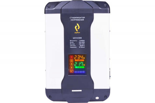 Купить Стабилизатор напряжения РУБИН ЦСН-8000  9100296. Характеристики, отзывы и цены в Донецке