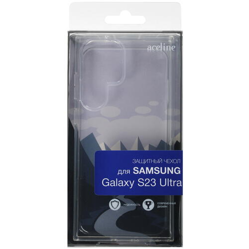 Купить Накладка  Aceline Silicone для Samsung Galaxy S23 Ultra прозрачный  5088047. Характеристики, отзывы и цены в Донецке