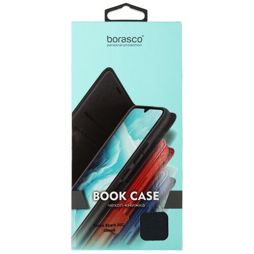 Купить Чехол-книжка  BoraSCO Book Case для Tecno SPARK 30C синий  5489230. Характеристики, отзывы и цены в Донецке