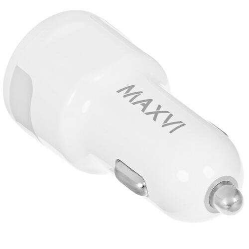 Купить Автомобильное ЗУ Maxvi CCM-212 Plus T белый  5366928. Характеристики, отзывы и цены в Донецке