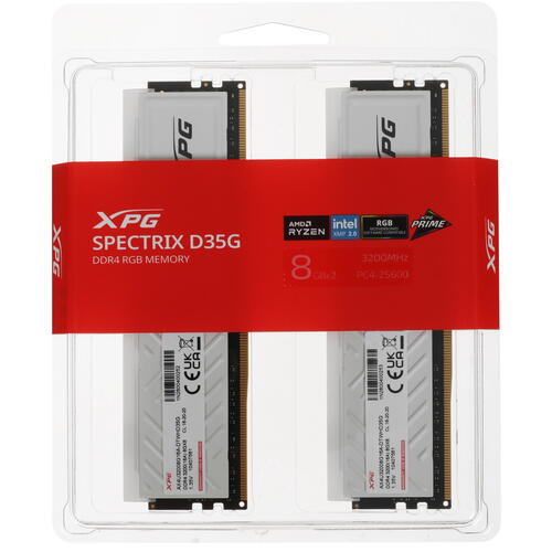 Купить Оперативная память ADATA XPG SPECTRIX D35G RGB [AX4U32008G16A-DTWHD35G] 16 ГБ  5422782. Характеристики, отзывы и цены в Донецке