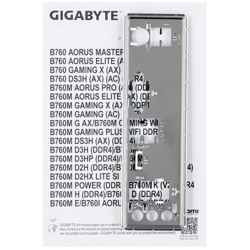 Купить Материнская плата GIGABYTE B760M D3HP  5493348. Характеристики, отзывы и цены в Донецке