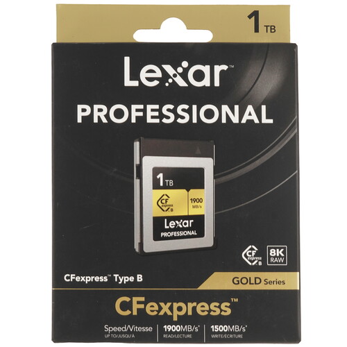 Купить Карта памяти Lexar CFexpress SDXC 1000 ГБ [LCXEXPR001T-RNENG]  9262250. Характеристики, отзывы и цены в Донецке