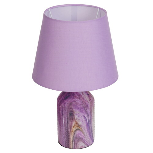 Купить Настольный светильник RISALUX Жизель сиреневый  9176741. Характеристики, отзывы и цены в Донецке