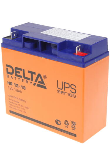 Купить Аккумуляторная батарея для ИБП Delta HR 12-18  0150952. Характеристики, отзывы и цены в Донецке