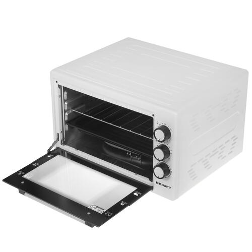 Купить Мини-печь Kraft KF-MO 3800 W белый  5083459. Характеристики, отзывы и цены в Донецке