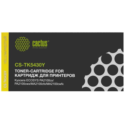 Купить Картридж лазерный Cactus CS-TK5430Y желтый, с чипом  9276024. Характеристики, отзывы и цены в Донецке