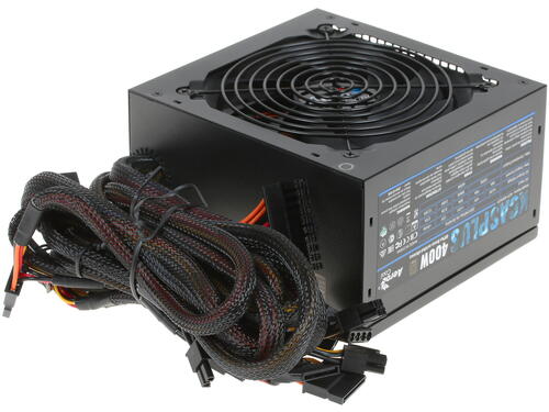 Купить Блок питания AeroCool KCAS PLUS 400W [KCAS-400 PLUS] черный  1217903. Характеристики, отзывы и цены в Донецке