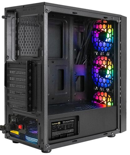 Купить Корпус ExeGate EVO-8243-EVO800 [EX296075RUS] черный  9101571. Характеристики, отзывы и цены в Донецке
