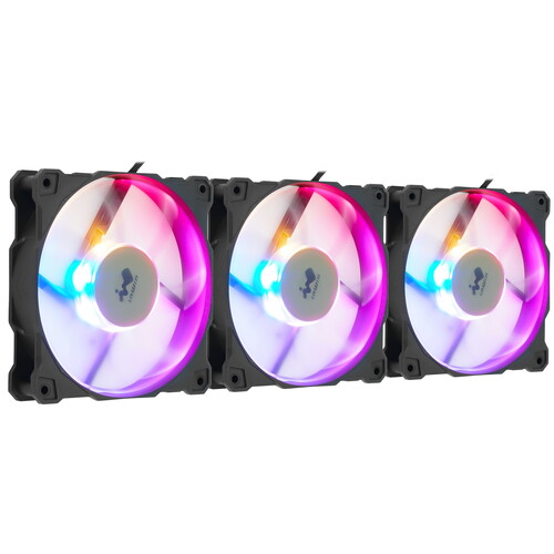 Купить Комплект вентиляторов InWin Jupiter AJ120 [IW-FN-AJ120-3PK] черный  5615543. Характеристики, отзывы и цены в Донецке