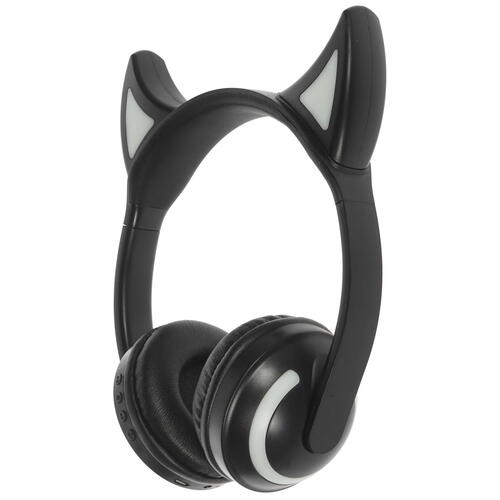 Купить Беспроводные/проводные наушники Qumo Party Cat черный  1379835. Характеристики, отзывы и цены в Донецке