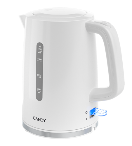 Купить Электрочайник Candy CK-100 белый  9954133. Характеристики, отзывы и цены в Донецке