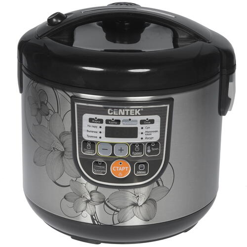 Купить Мультиварка Centek CT-1498 серебристый  1118789. Характеристики, отзывы и цены в Донецке