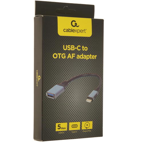 Купить OTG-кабель Cablexpert серый  5053116. Характеристики, отзывы и цены в Донецке