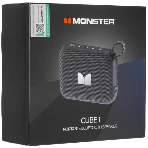 Купить Портативная колонка MONSTER Cube 1, синий  9272365. Характеристики, отзывы и цены в Донецке
